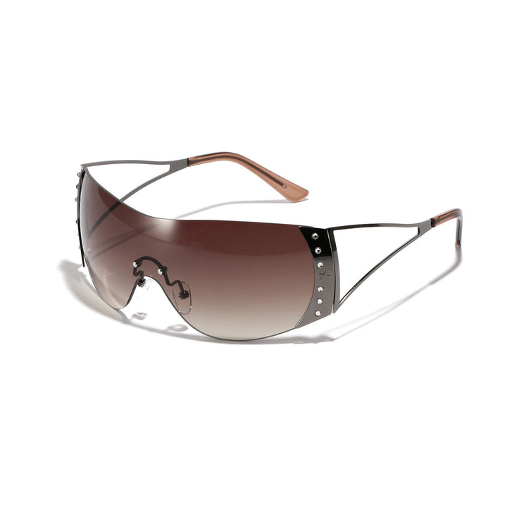 Women futuristic sunglasses with stylish frame and high-grade UV protection Kalsten
