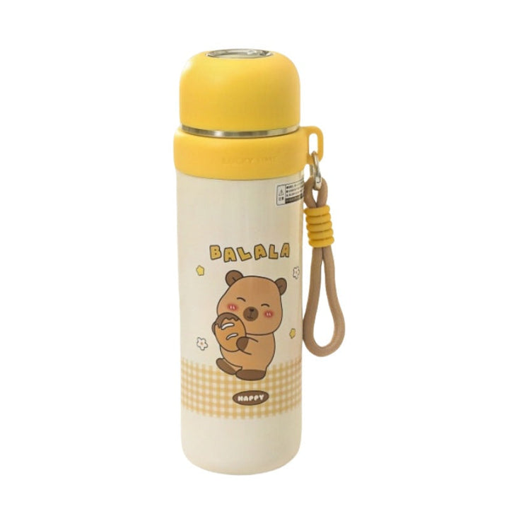 Women's Insulated Thermos Bottle with Fun Bear Design Kalsten