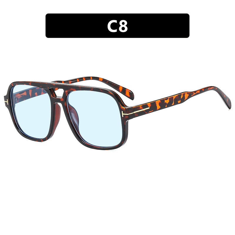 Ladies square designer glasses with delicate frame and modern plastic material Kalsten