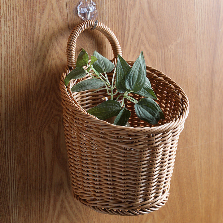Handcrafted Wicker Storage Basket Kalsten