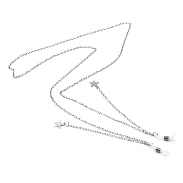 Star-Accented Chain Eyewear Holder Kalsten