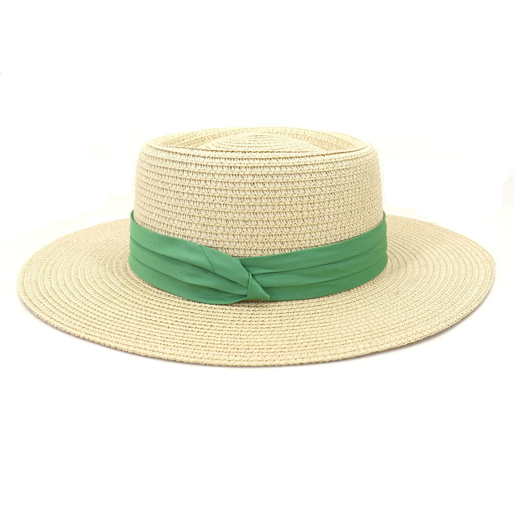 Breathable Sun Straw Boater Hat | Kalsten