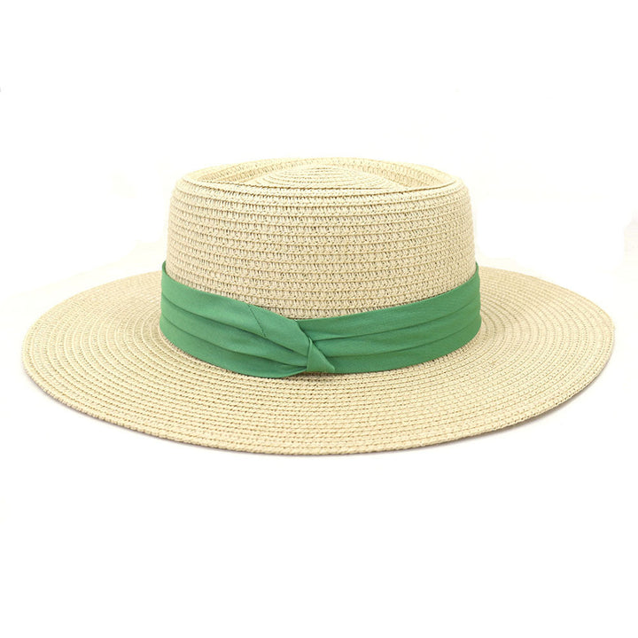 Breathable Sun Straw Boater Hat | Kalsten