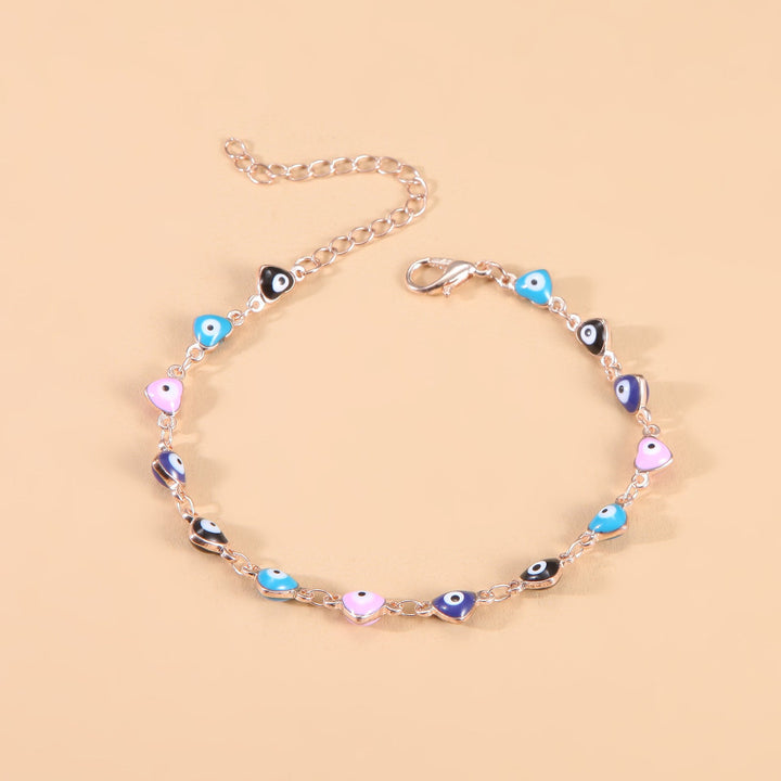 Colorful Evil Eye Charm Anklet Kalsten