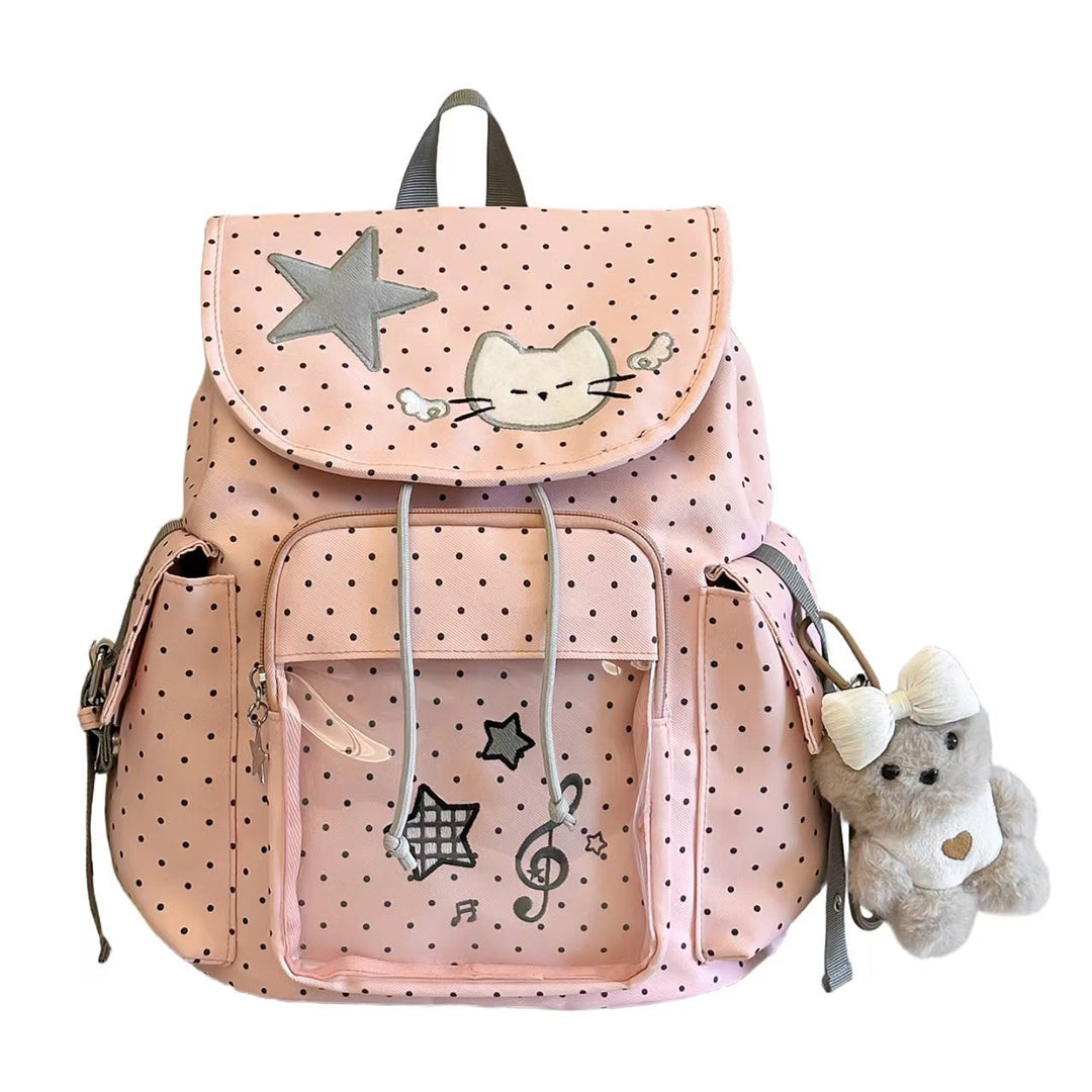 Whimsical Dot Pattern Kid's Backpack Kalsten