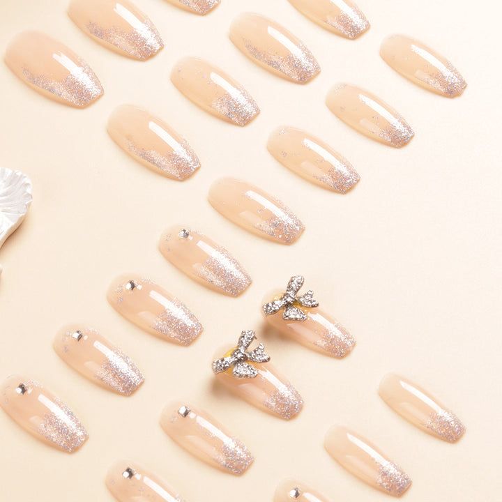 Sparkling Glitter Press-On Nail Tips Kalsten