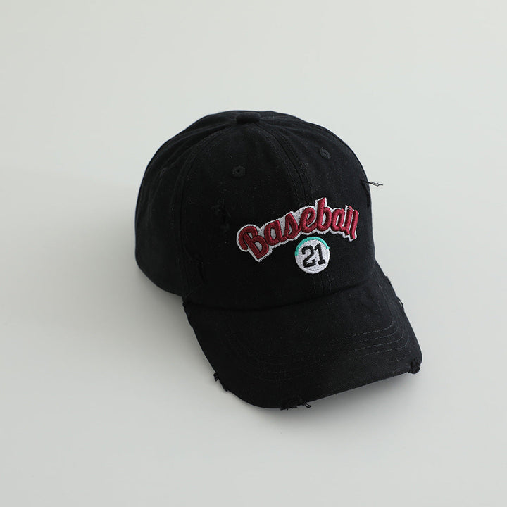 Men's Distressed Cotton Baseball Cap Kalsten