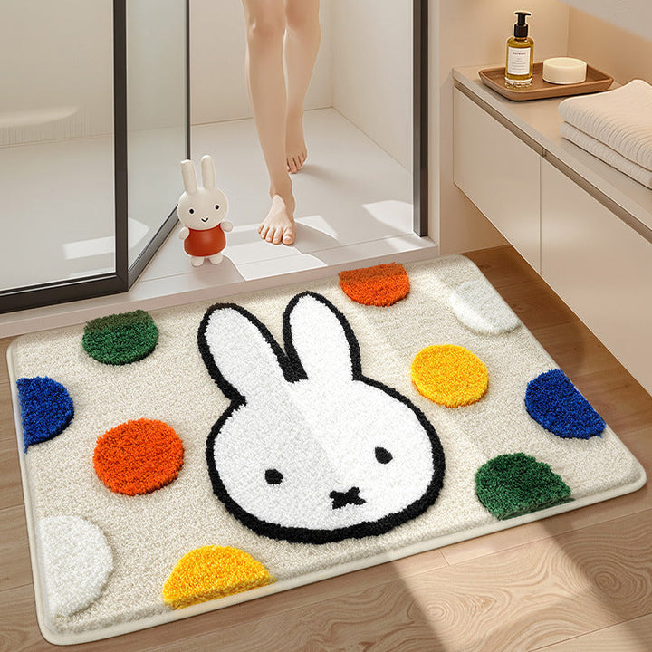 Cute Cartoon Bunny Bath Mat Kalsten