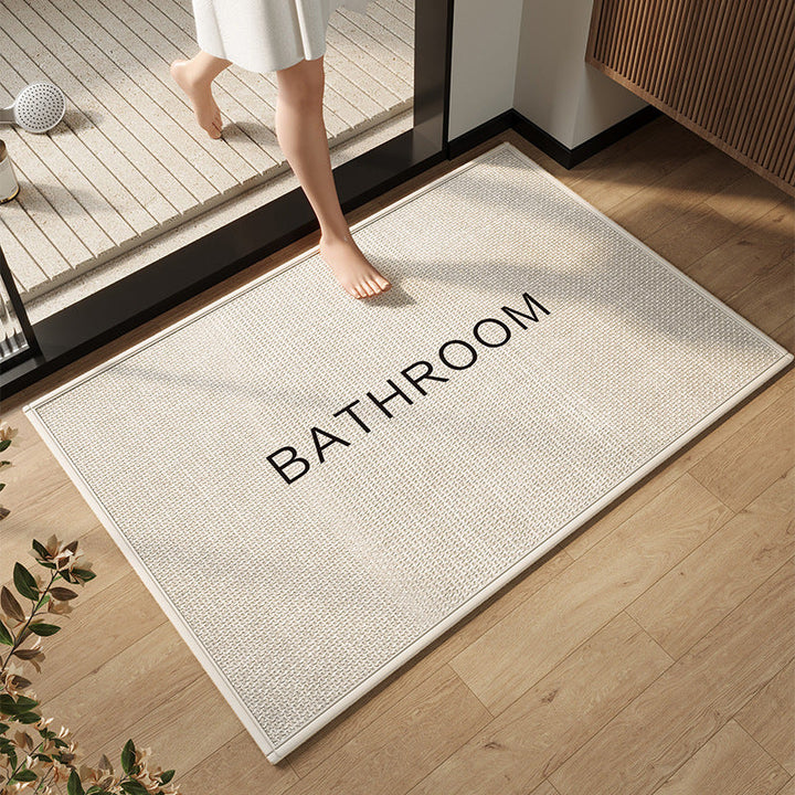 Elegant Modern Bathroom Mat Kalsten