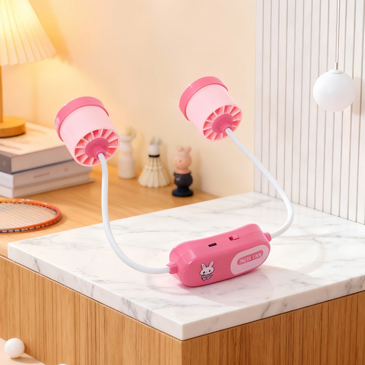 Women Portable Neck Fan with Flexible Design and Powerful Air Circulation Kalsten