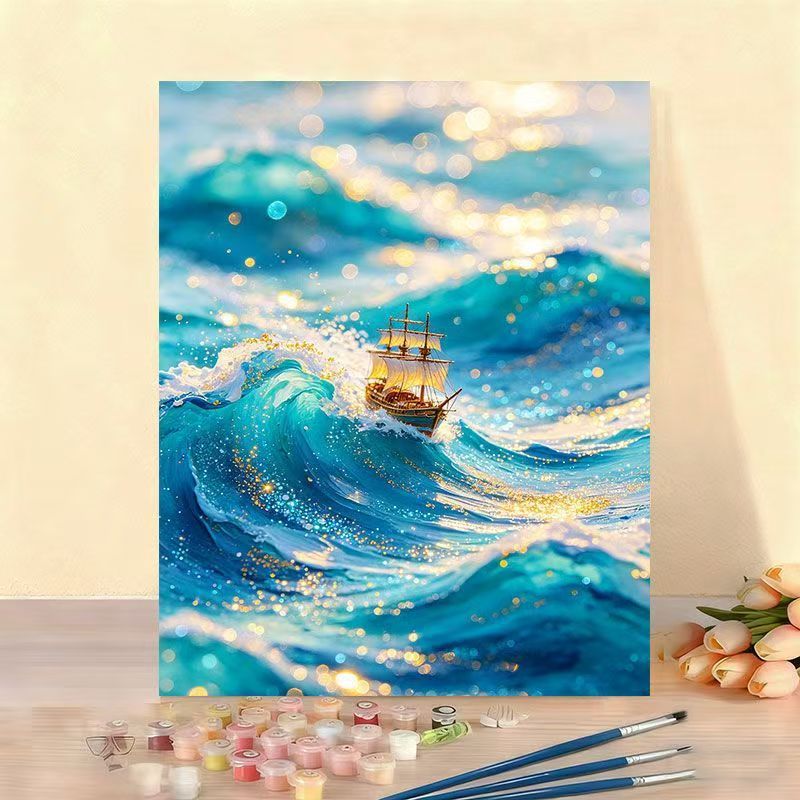 DIY Ocean Wave Painting Kit Kalsten