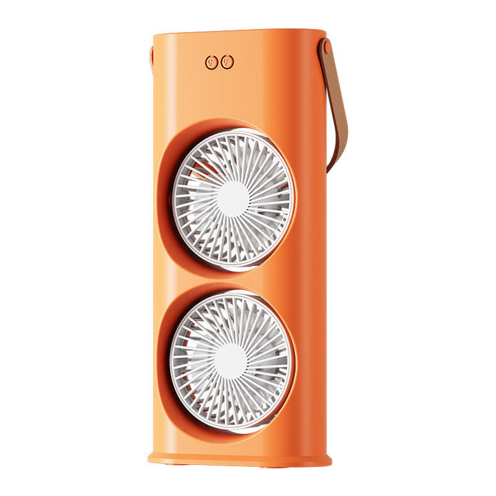 Unisex Dual-Head Portable Cooling Fan Kalsten