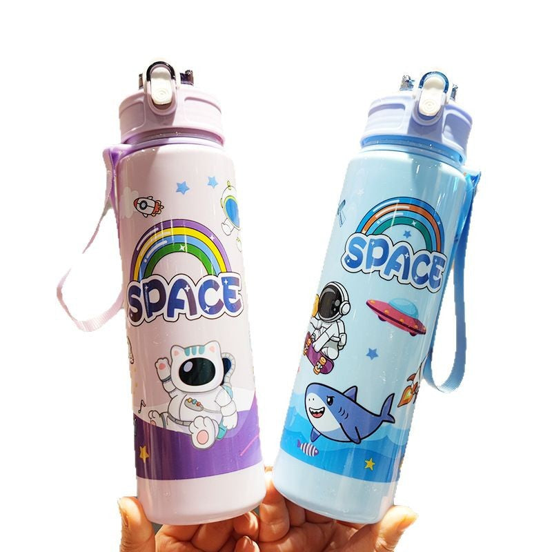 Ladies Fantasy Water Bottle with Practical Carry Strap Kalsten