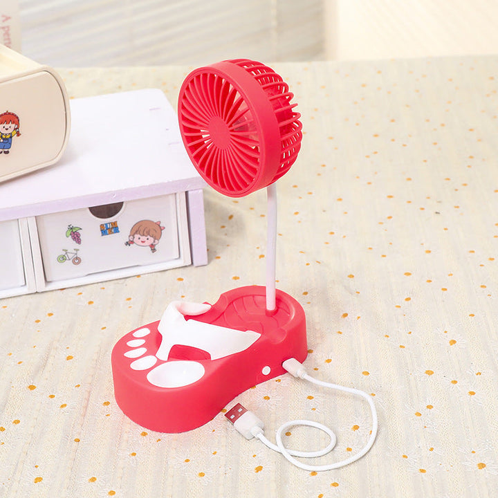 Women's portable battery fan with flexible holder Kalsten