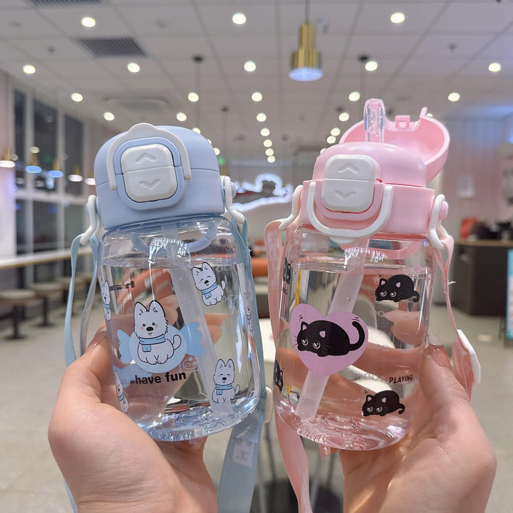 Women's creative drinking bottle with ergonomic lid Kalsten