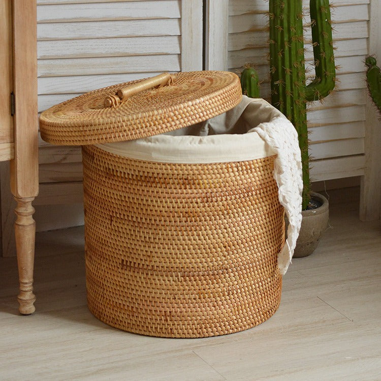 Women Elegant hand-woven basket with practical handles Kalsten