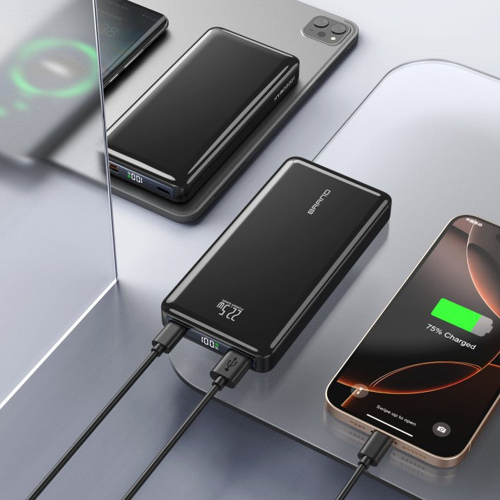 Portable fast charging power bank with integrated LED display Kalsten