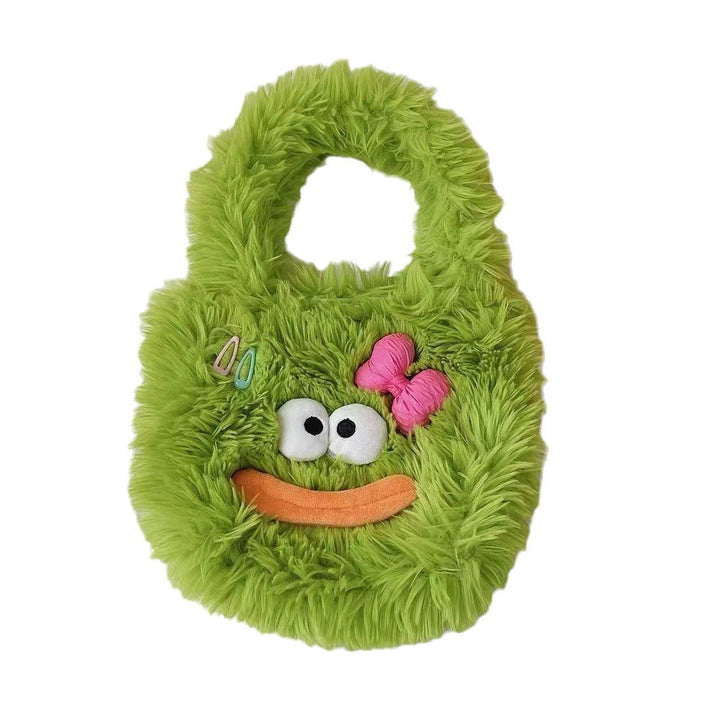 Cozy plush handbag with animal motif Kalsten