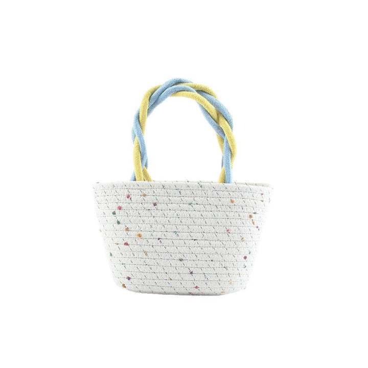 Fashionable straw bag with colorful accents Kalsten