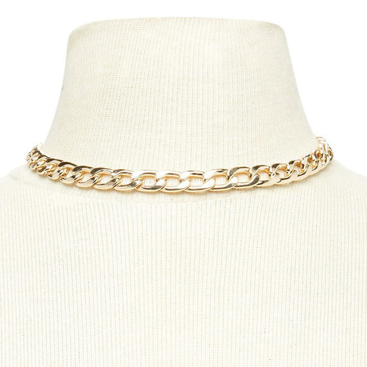 Statement Link Chain Necklace Kalsten