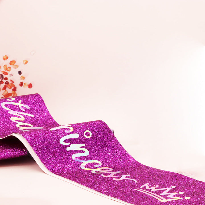 Women's Glittering Birthday Sash Kalsten