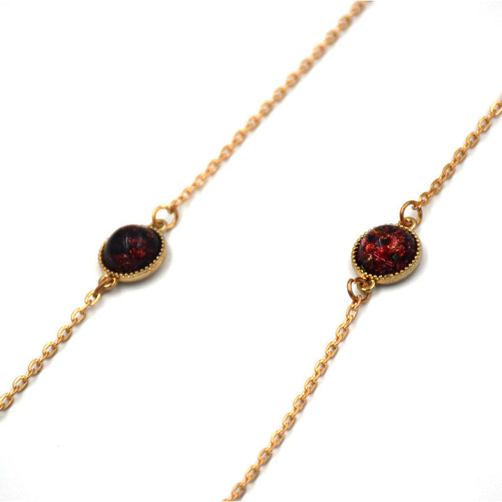Dazzling Crystal Eyewear Chain Kalsten