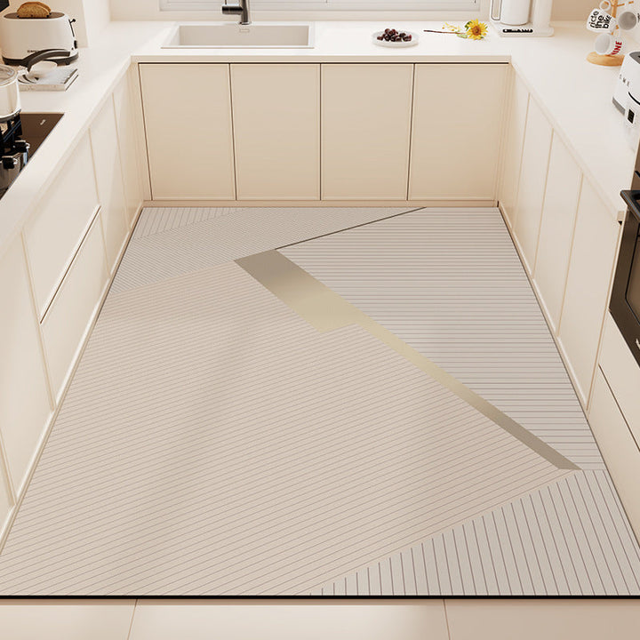 Playful Animal-Themed Non-Slip Kitchen Mat