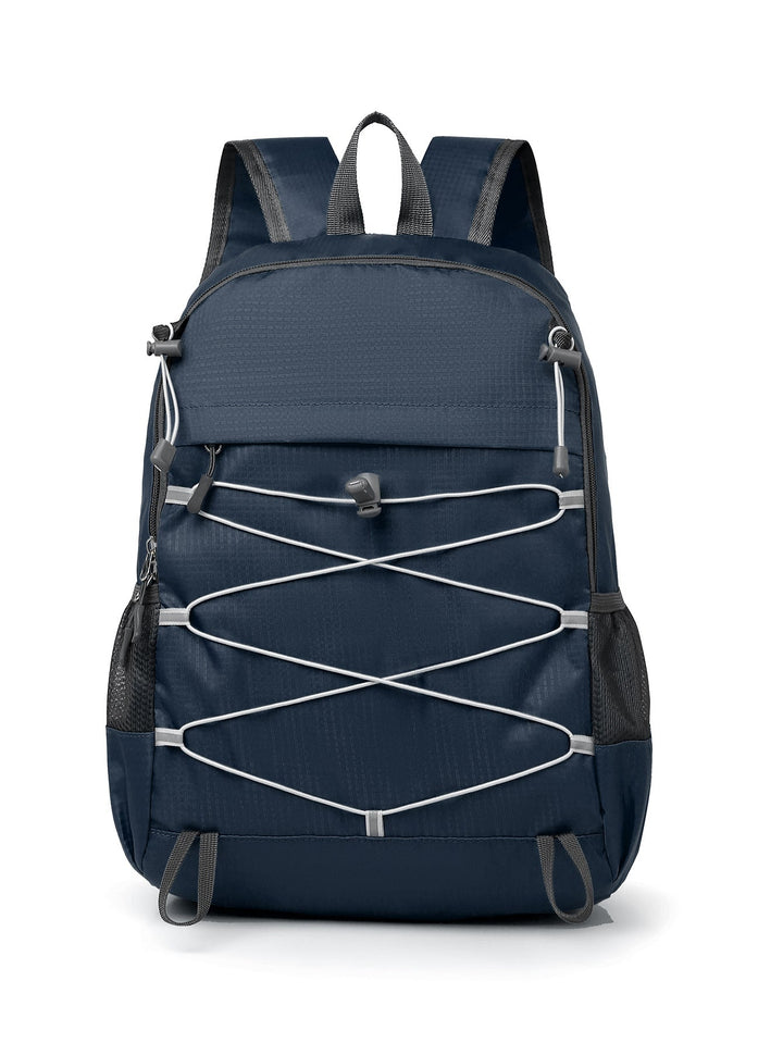 Unisex nan lightweight outdoor backpack with elastic tension strap and mesh side pockets Kalsten