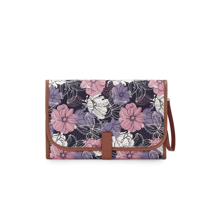 Small Shoulder Bag with Floral Patterns Kalsten