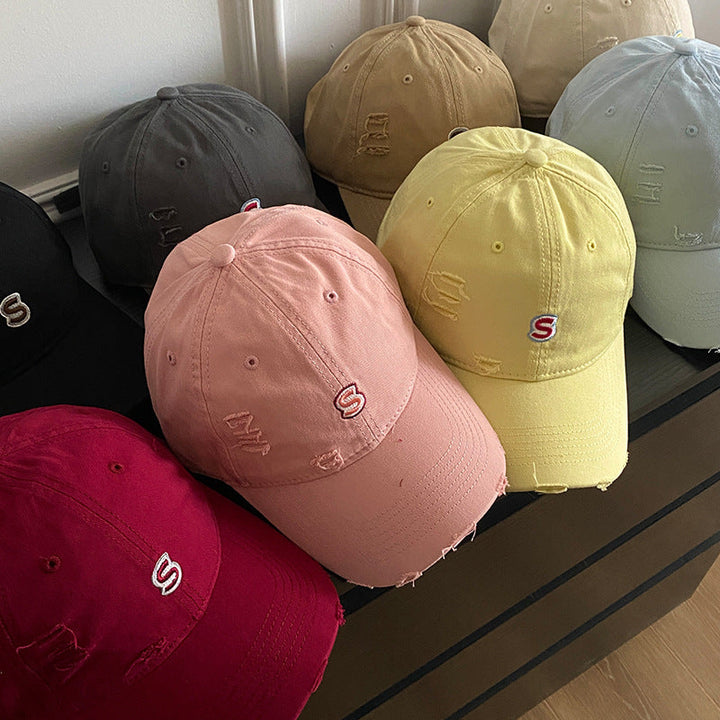 Unisex Distressed Embroidered Baseball Cap Kalsten