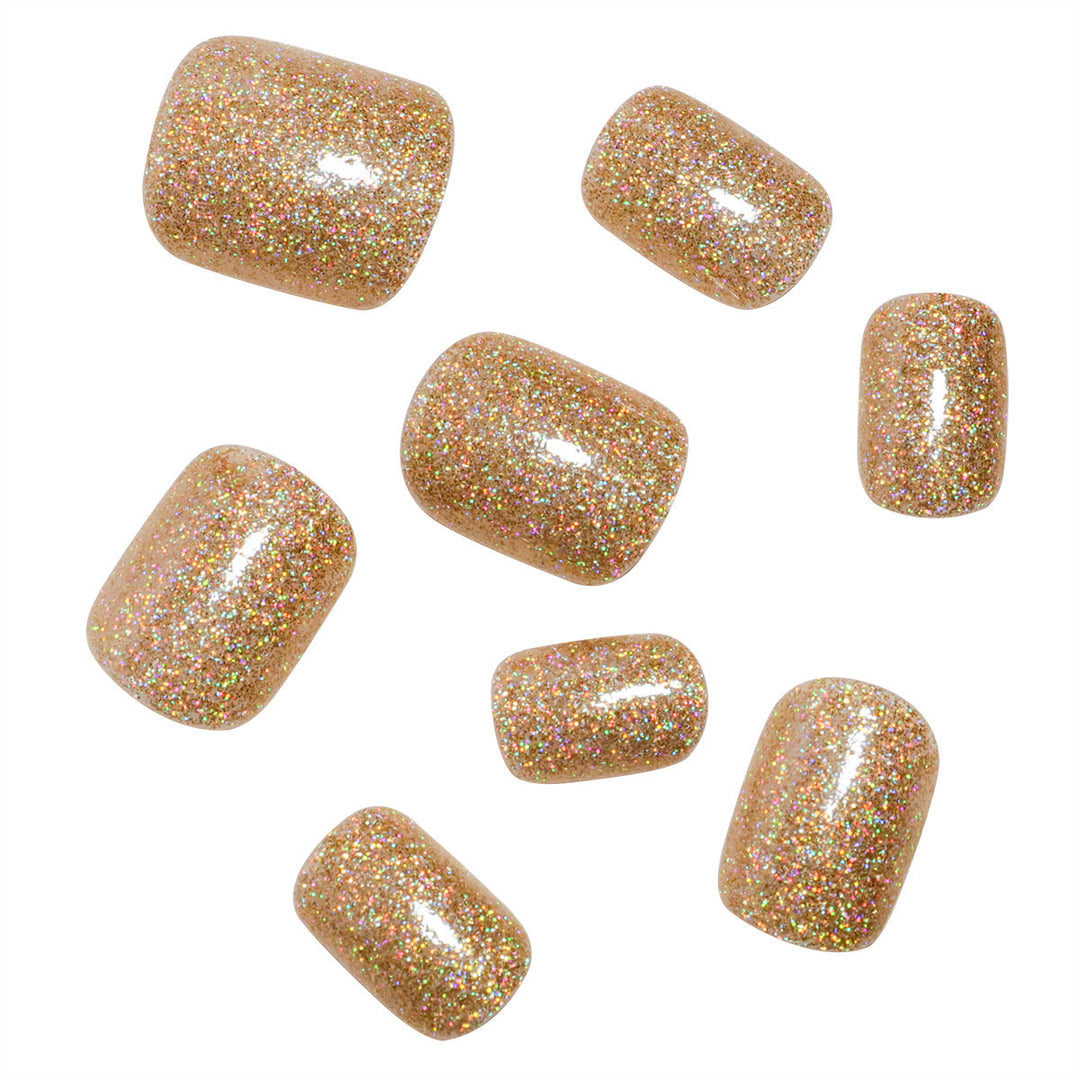 Glittery Press-On Nail Set Kalsten