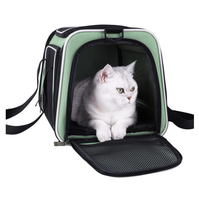 Pet Carrier with Breathable Mesh and Secure Ventilation System Kalsten