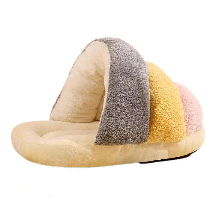 Cozy Enclosed  Hideaway  Dog Bed