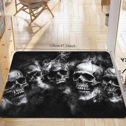 Artistic Skull-Themed Area Rug Acalora