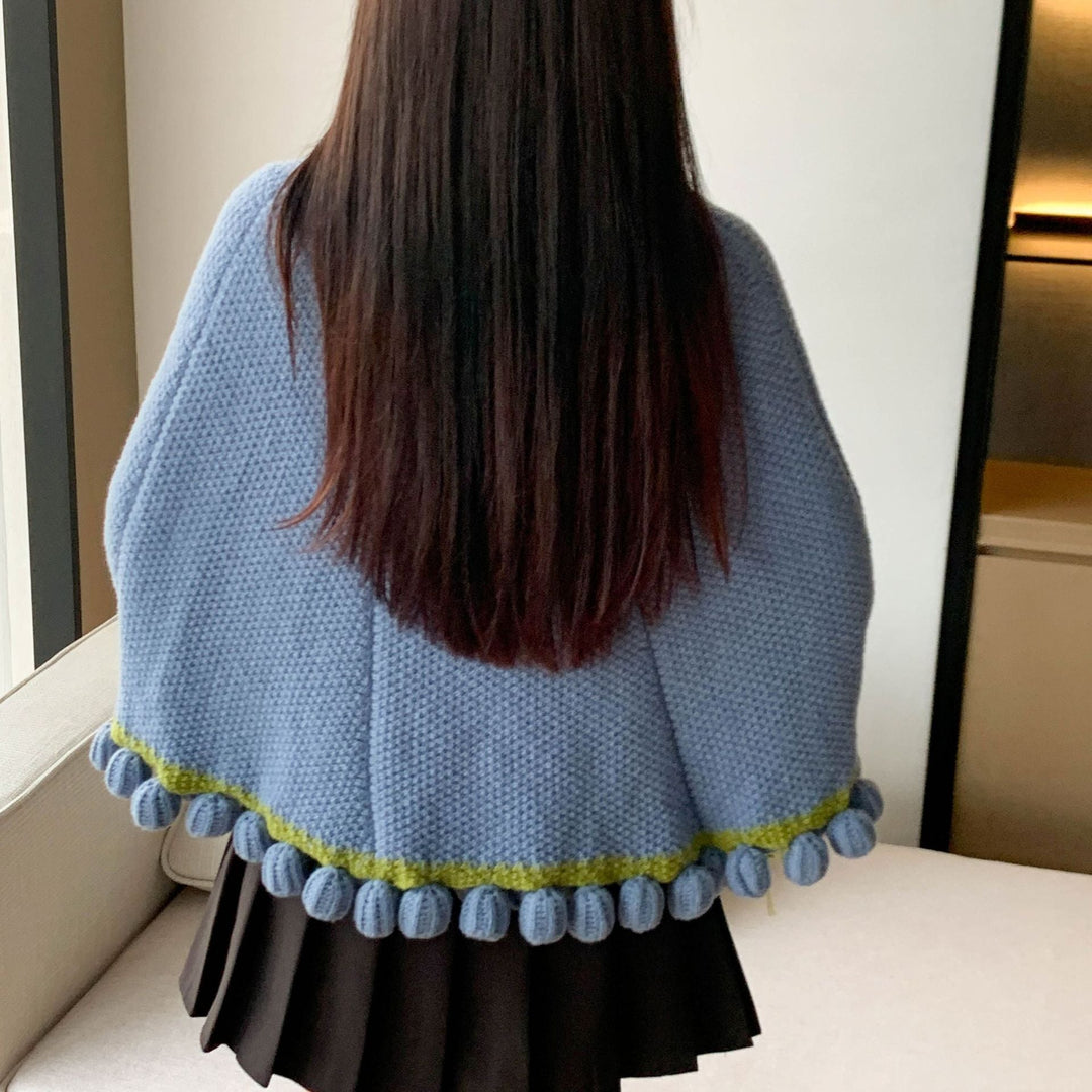Knitted Sweater With Floral Design Kalsten