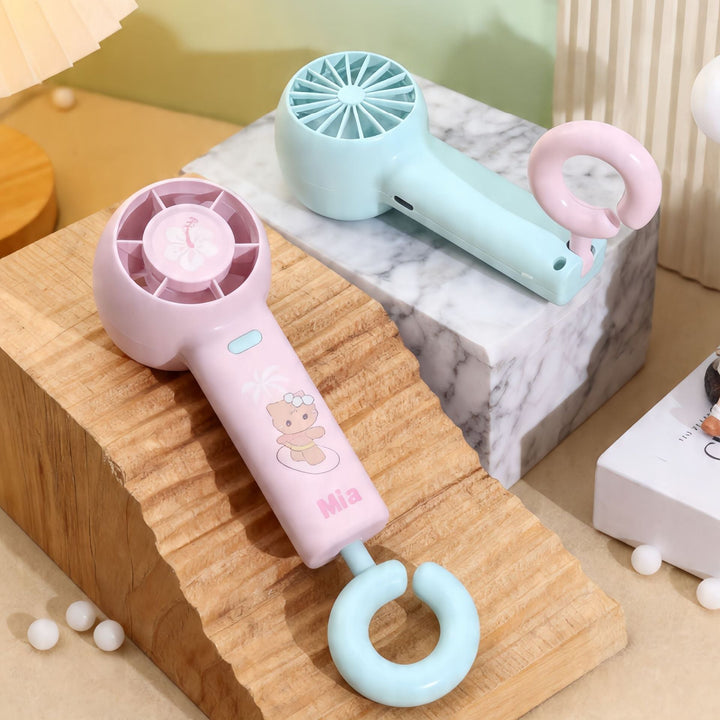 Women's Portable Handheld Fan with Cute Animal Design Kalsten