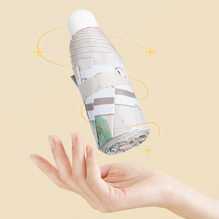 Ladies Foldable Umbrella with Reversed Design Kalsten