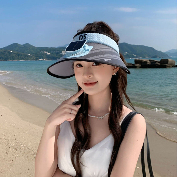 Adjustable sun visor with UV protection and padded headband Kalsten