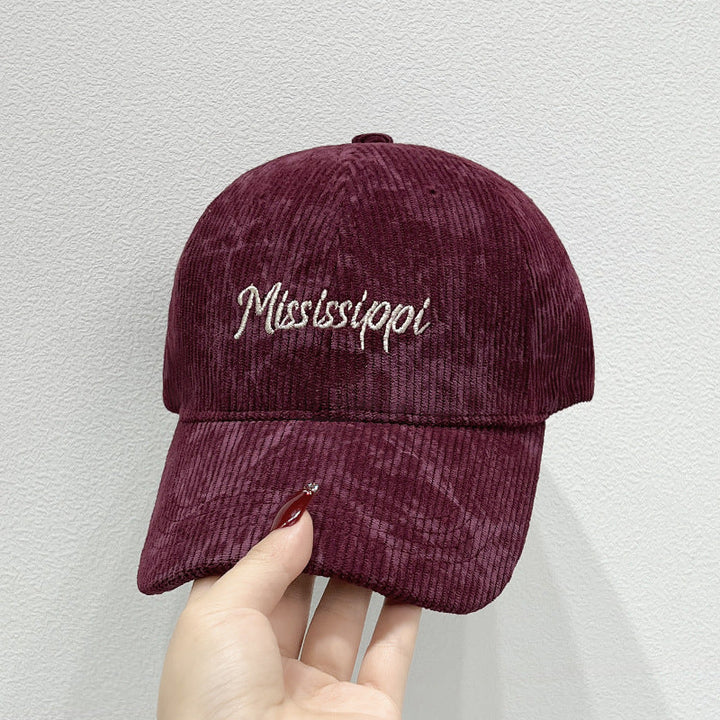 Women's Corduroy Visor Cap Kalsten