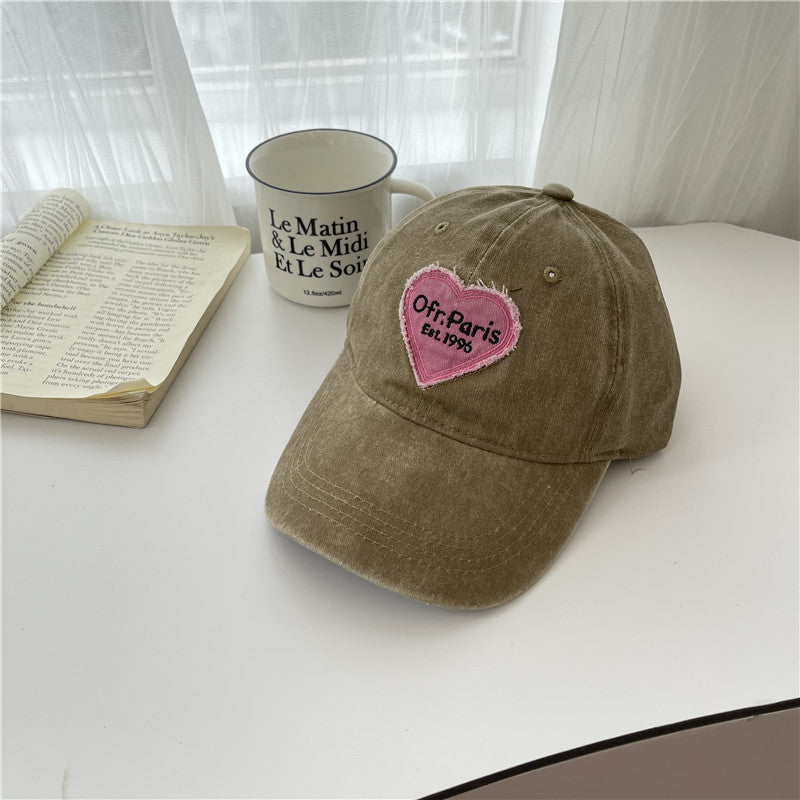 Women's Vintage-Inspired Embroidered Baseball Cap Kalsten