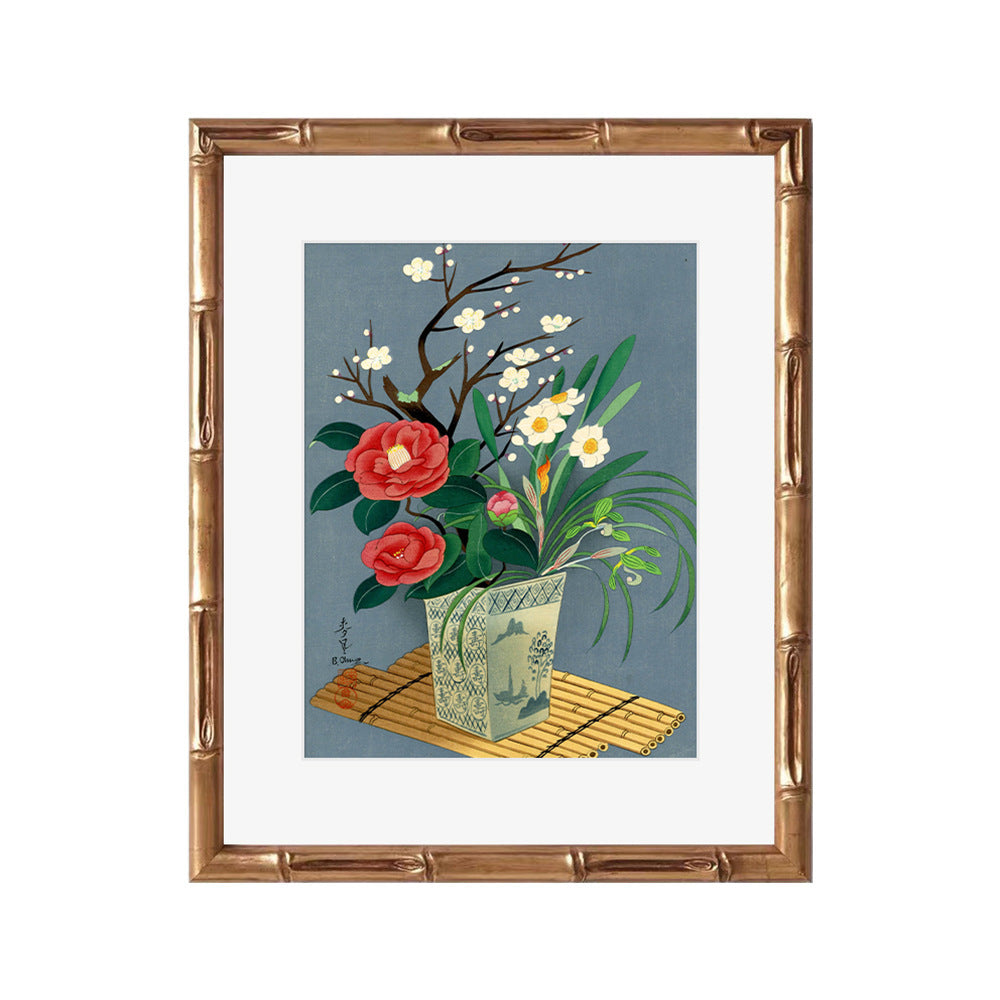 Framed Elegant Swans Artwork