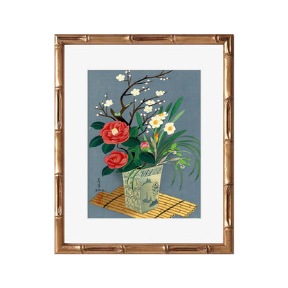 Framed Elegant Swans Artwork