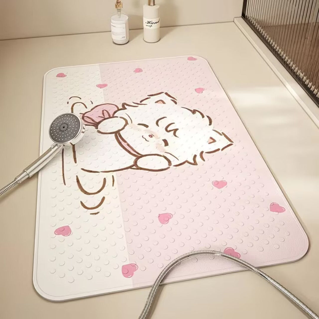 Cartoon-Themed Bath Mat Kalsten
