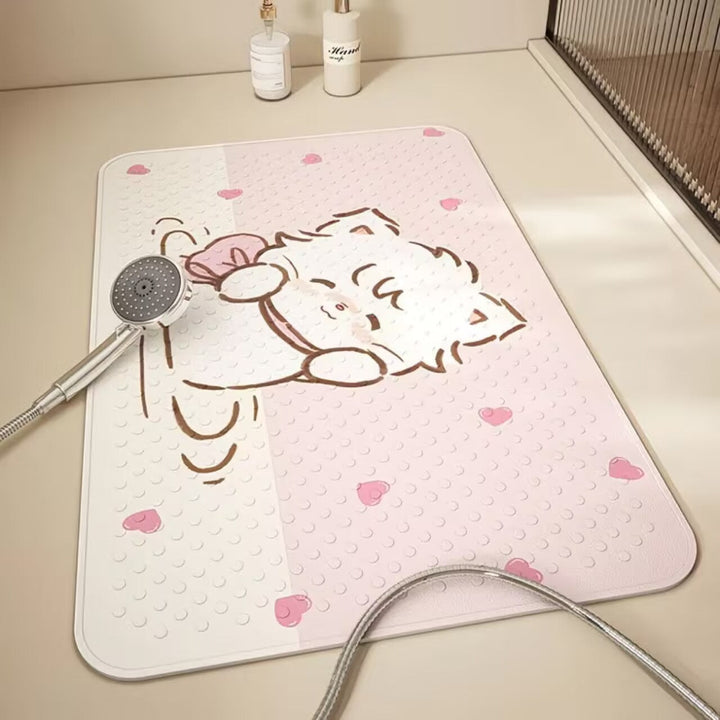 Cartoon-Themed Bath Mat Kalsten