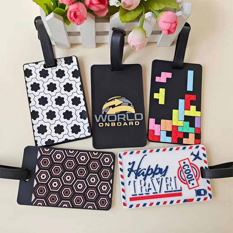 Unisex luggage tag in creative Tetris design Kalsten