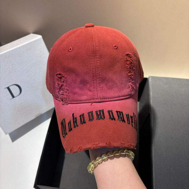 Men's Distressed Graphic Baseball Cap Kalsten