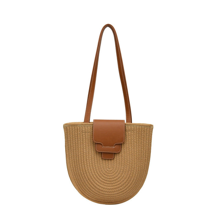 Elegant Handmade Shoulder Bag with High-Quality Leather Flap Kalsten