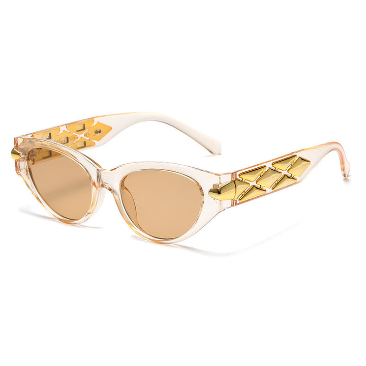 Women's Cat-Eye Sunglasses with Luxurious Accents and Unique Design Kalsten