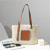 Stylish rat handbag with leather accents Kalsten