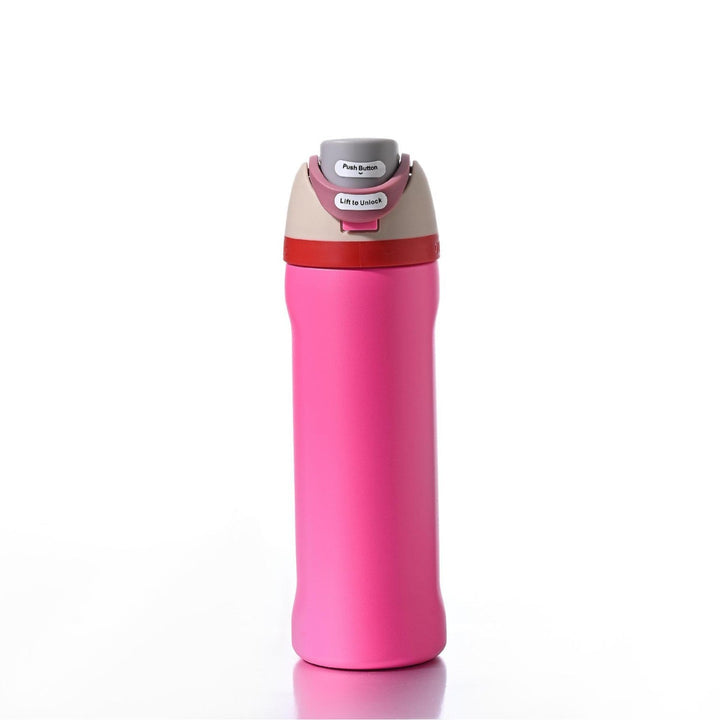 Insulated Stainless Steel Vacuum Water Bottle With One-Touch Flip Lid And Leakproof Safety Lock